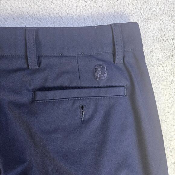 FootJoy Performance Golf Pants Mens 34x29 Blue Flat Front Stretch - Picture 5 of 14